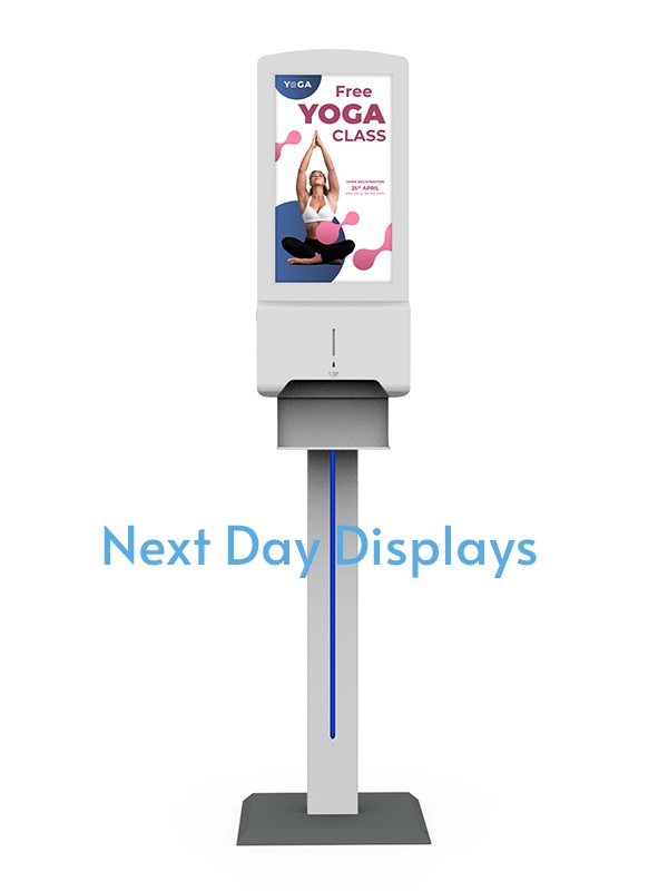 Hand Sanitiser Android Advertising Display
