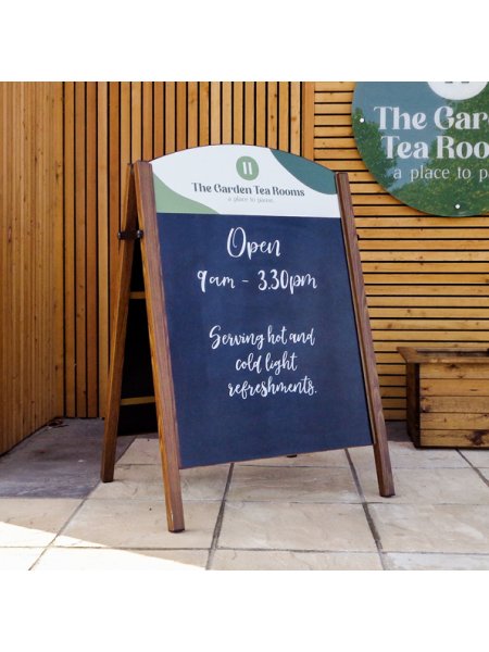 Premier A-Board (Large 710 x 1012) (ACM Reversible Panel) (Wood Effect)