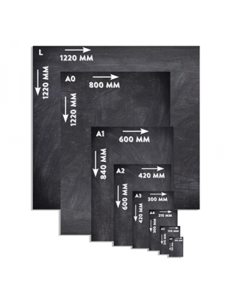 Unframed Easy to Clean A0 Chalk Board