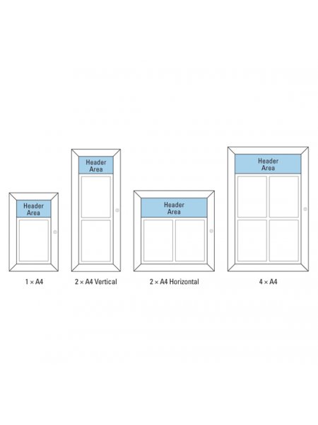 Menu Case 2 x A4 Vertical