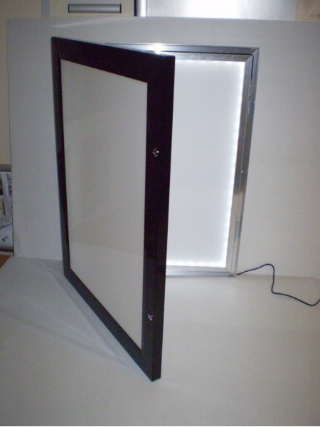 Black Menu LED Menu box