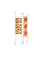 3 A4 Portrait Wall Mounted Cable Kit