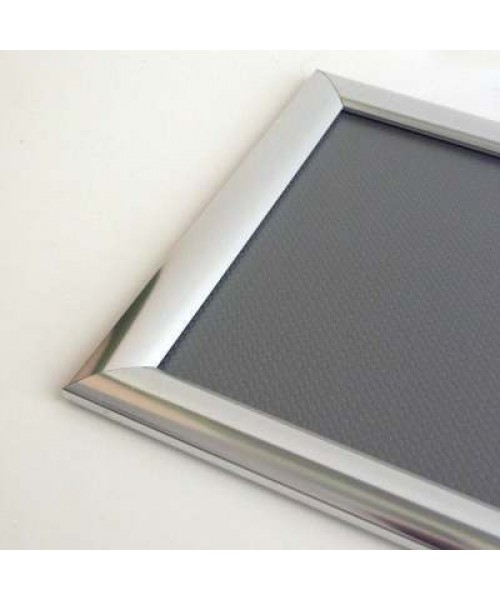 Polished Silver 25mm Snap Frame (5)