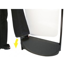 A Swinger 2000 Poster holder Pavement Sign Black frame