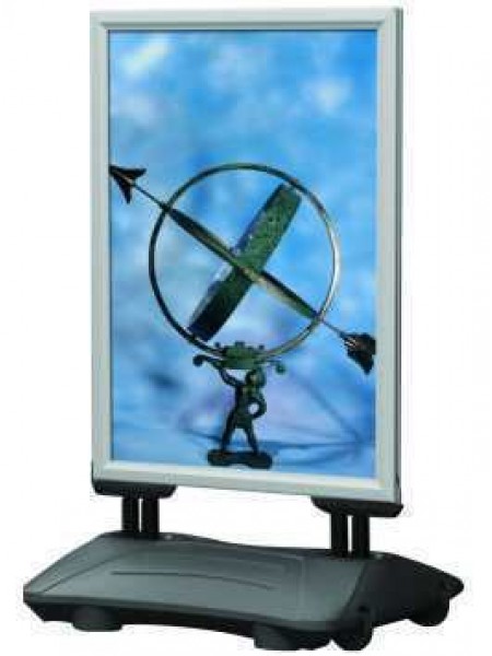 Wind Pro 30ins x 40ins Silver grey finish