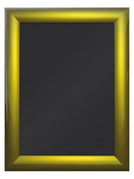 Snap Frame A1 GOLD -Wet Chalk Boards & poster holding Snap Frame A1 GOLD -Wet Chalk Boards & poster holding