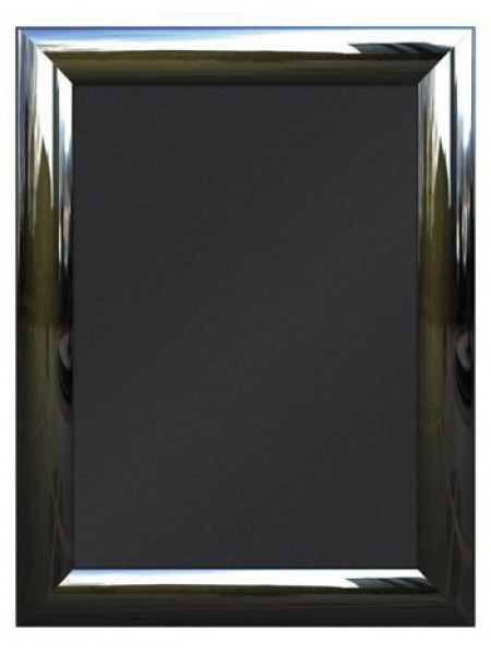 Snap Frame A1 POLISHED SILVER-Wet Chalk Boards & poster holding Snap Frame A1 POLISHED SILVER-Wet Chalk Boards & poster holding